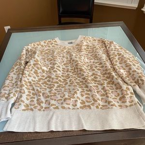 Aerie size small leopard sweatshirt